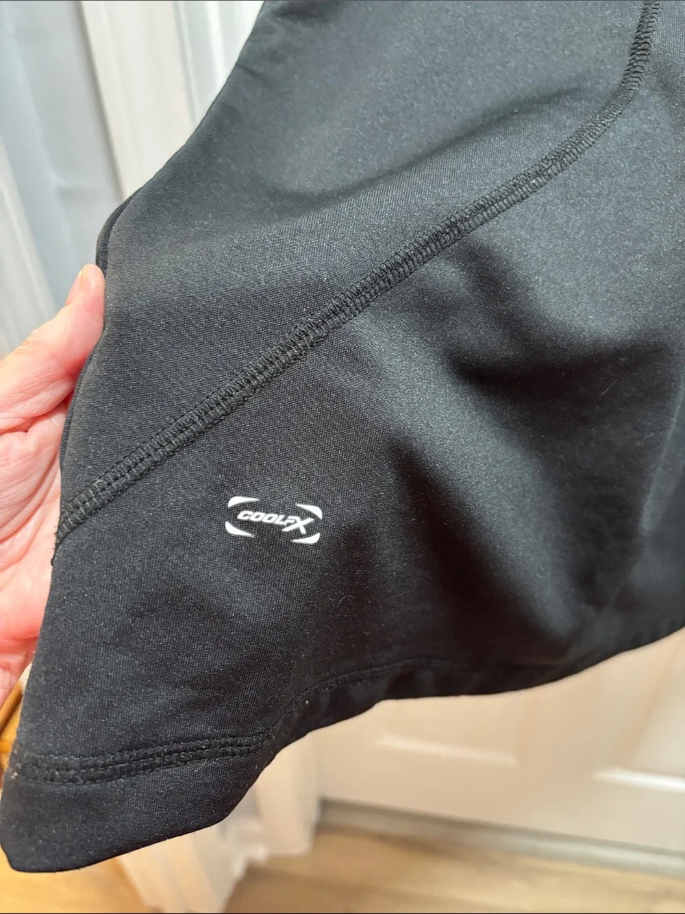 Izod Black Lightweight Quarter-Zip Pullover with Blue Trim
